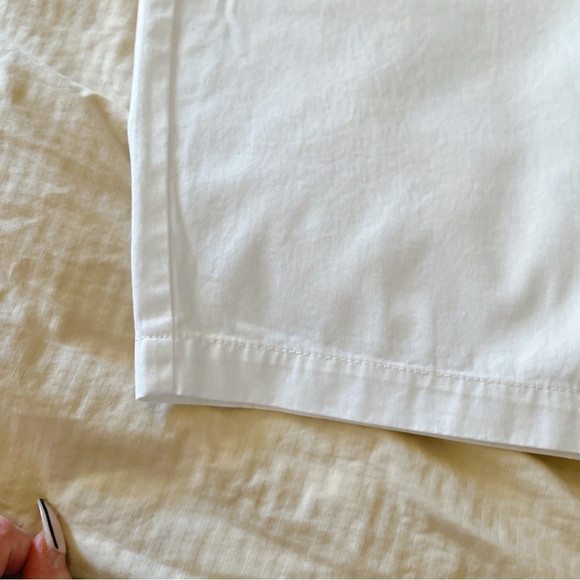 Ann Taylor Loft 12 white bermuda shorts 100% cotton - Picture 8 of 13